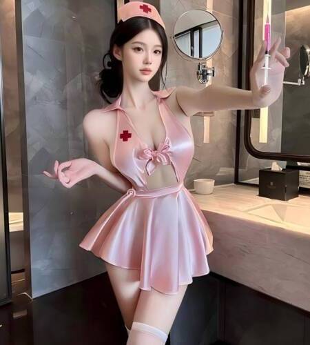 性感護士角色扮演裸背制服JL-0205